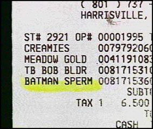 Batman sperm