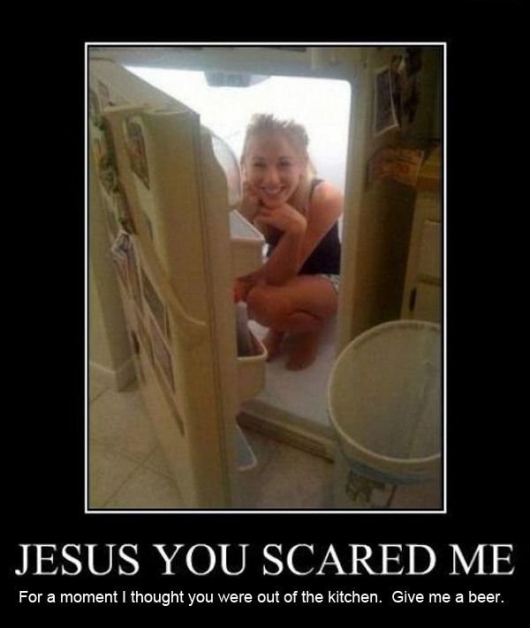 Jesus you scared me