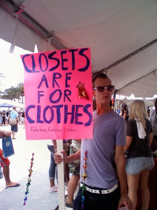 Closets are for clothes