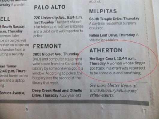 The strange things in the Atherton police blotter - Picture 10
