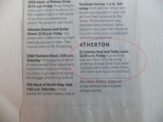 The strange things in the Atherton police blotter - Picture 6