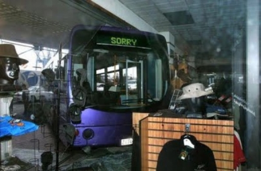 Bus is sorry