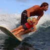 Taking the kid surfing