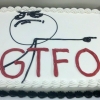 GTFO cake
