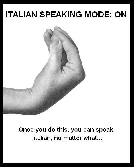 Italian speaking mode