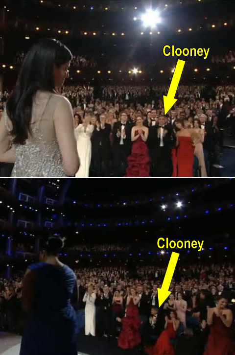 Clooney at the Oscars