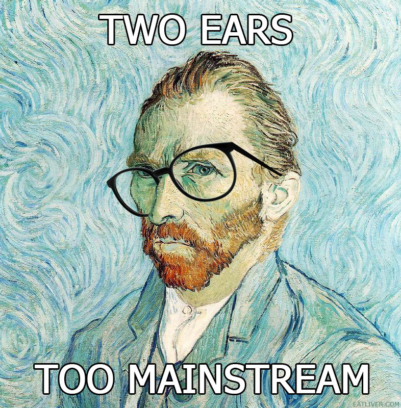 Hipster Van Gogh - Really funny pictures collection on 
