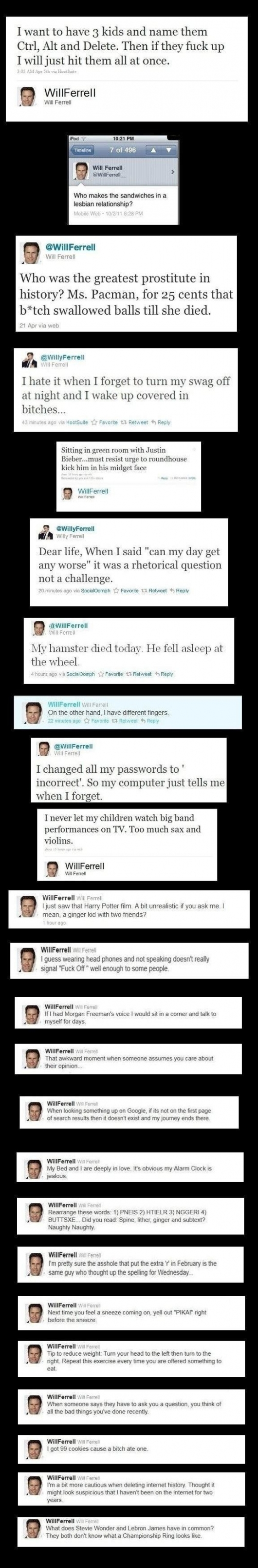 Will Ferrell tweets