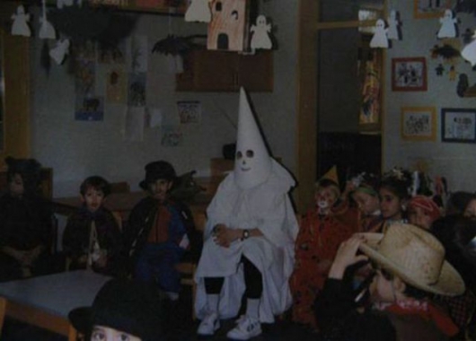 Ghost costume fail
