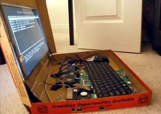 Improvised laptop