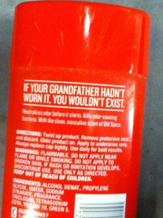 Old Spice message