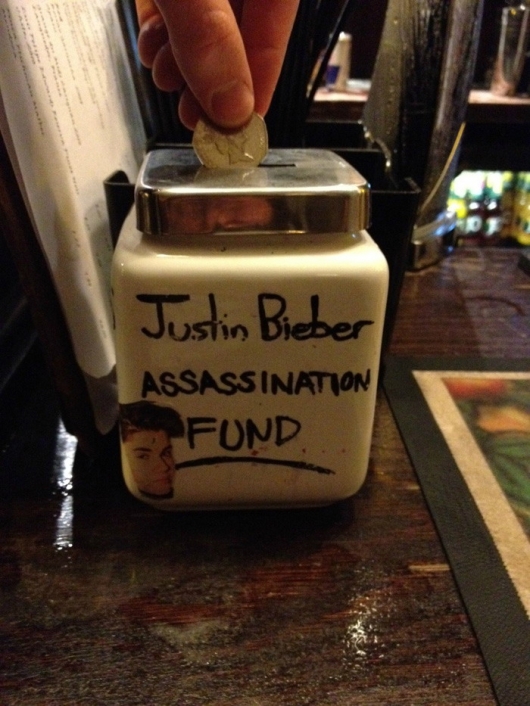 Justin Bieber assassination fund