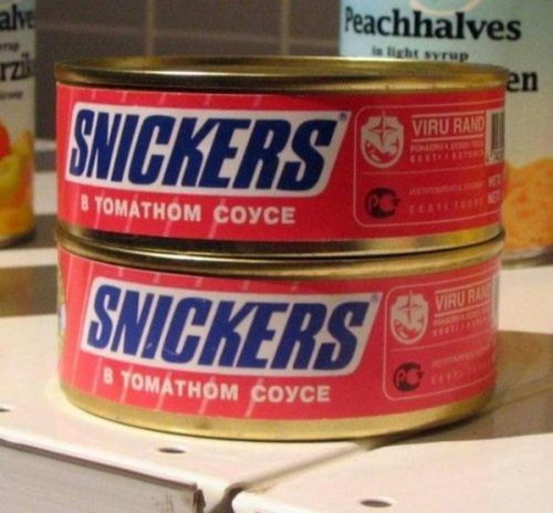 Snickers in a can
