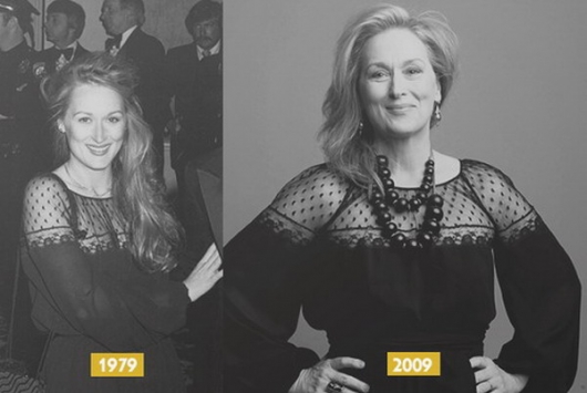 Meryl Streep - 1979 vs. 2009