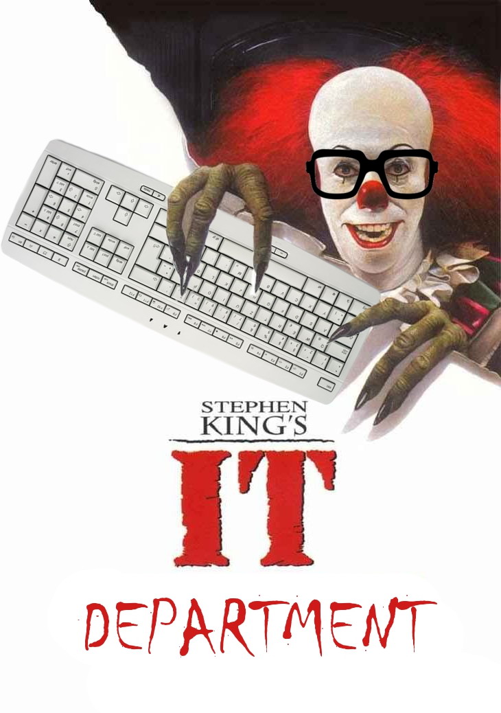 Stephen King's IT Department - Really funny pictures collection on ...