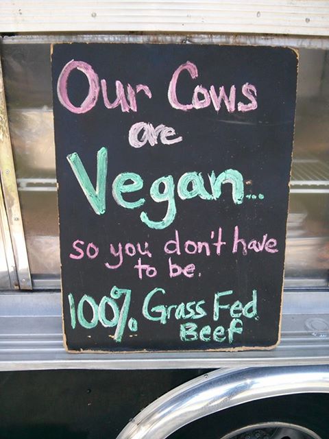 Our cows are vegan