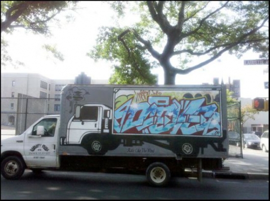 Truck graffiti