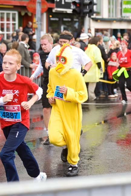 Chicken on a marathon