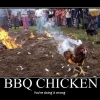 Motivational poster: BBQ chicken