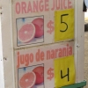 Orange juice vs Jugo de naranja