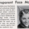 Transparent face mask