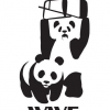 WWF logo mash-up