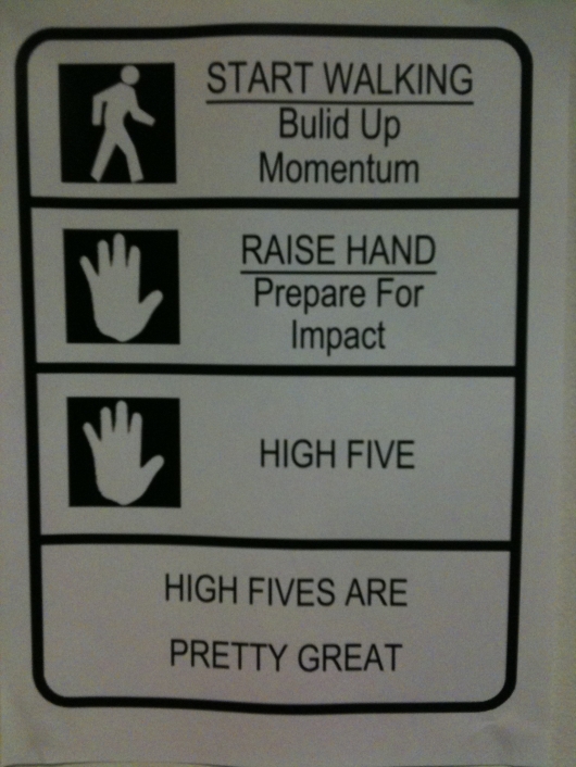 How to high-five