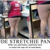 Nude stretchie pants