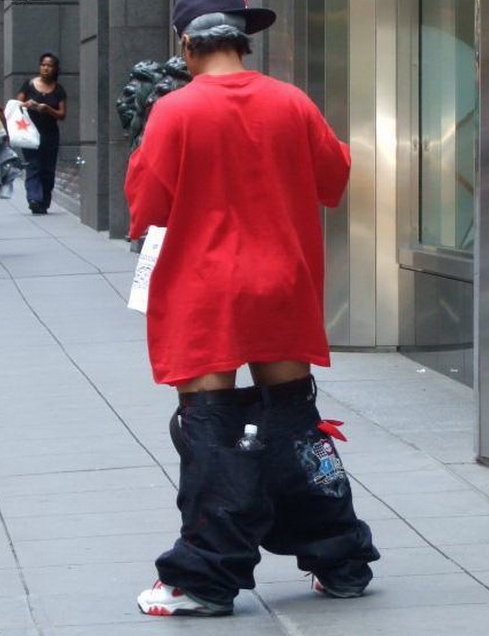 Gangsta pants fail
