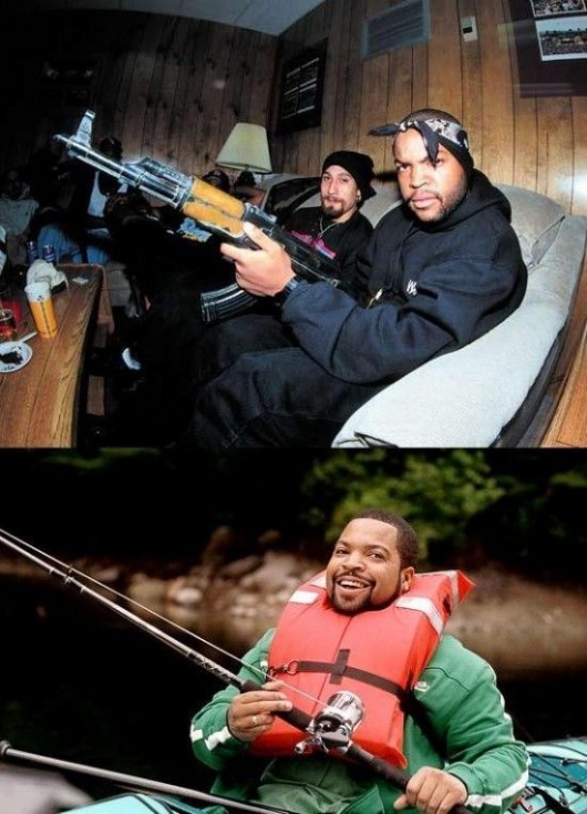 Ice Cube then and now