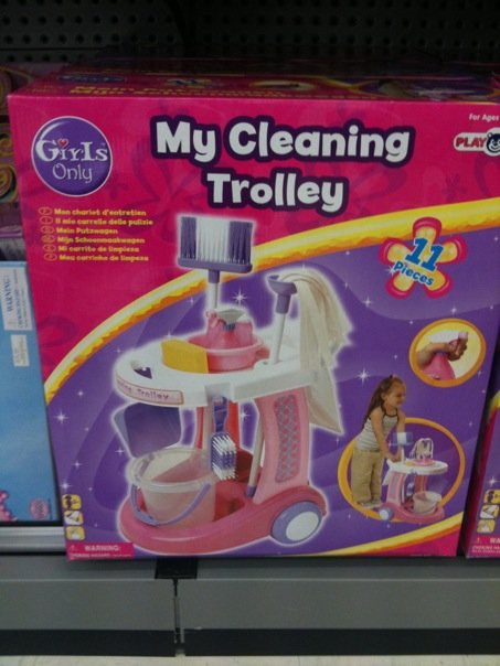 My cleaning trolley