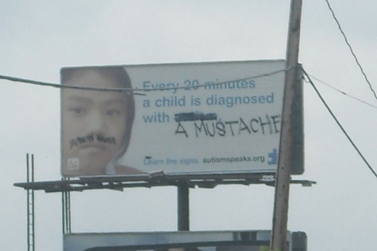 Alarming billboard