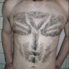 Transformers logo chest hair