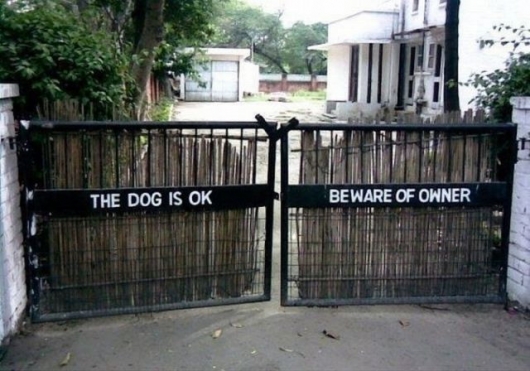 Beware of owner
