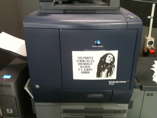 Bob Marley printer