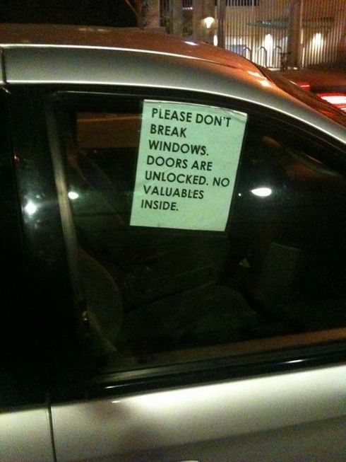Please don't break windows