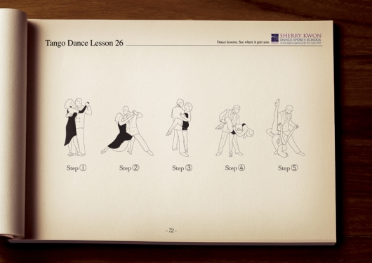 Tango dance lesson