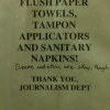 Do not flush