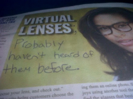 Virtual lenses